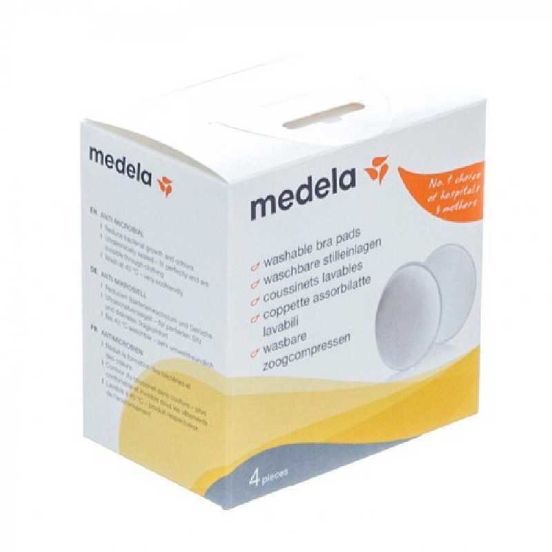 Coussinets d'allaitement lavables - Boîte de 4 Medela