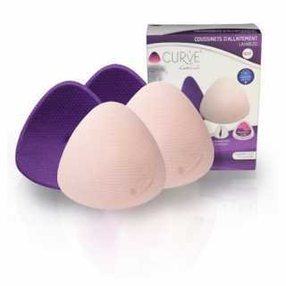 Lot de 4 coussinets d'allaitement lavables Essentiel NUIT Cache Coeur