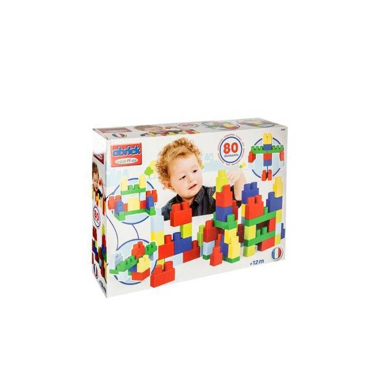 Jeu de construction 80 maxi blocs empilables Ecoiffier Jeu de construction 80 maxi blocs empilables Ecoiffier