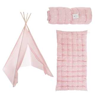 Cabane enfant en pin naturel 126cm - Atmosphera For Kids