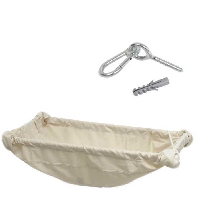 Set hamac bébé Kaya avec crochet pivotant Jumbino Amazonas Set hamac bébé Kaya avec crochet pivotant Jumbino Amazonas