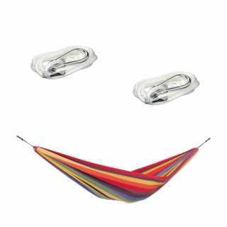 Set hamac bébé Chico rainbow avec 2 smartrops blanc Amazonas