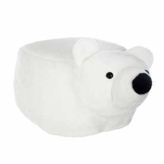 Pouf enfant Ours Blanc - Atmosphera For Kids