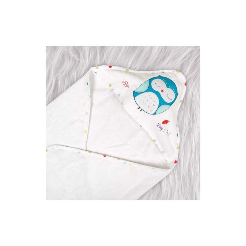 Serviette à capuche bébé Amis de la forêt Silvercloud Serviette à capuche bébé Amis de la forêt Silvercloud
