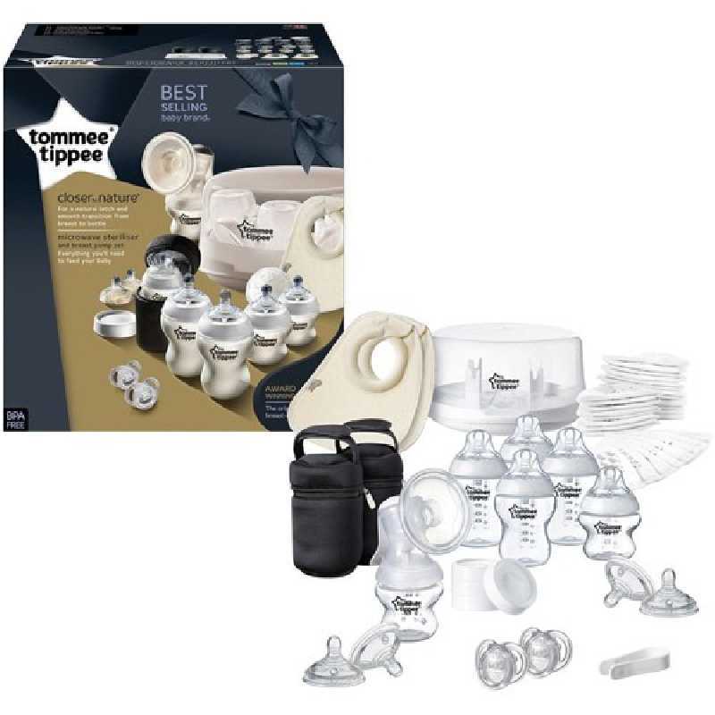 Kit Allaitement et Stérilisateur micro-onde Tommee Tippee Kit Allaitement et Stérilisateur micro-onde Tommee Tippee