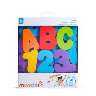 Lettres et Chiffres pour le Bain Munchkin