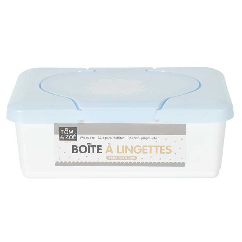 Boîte à Lingettes Bébé Tom&Zoé - Bleu