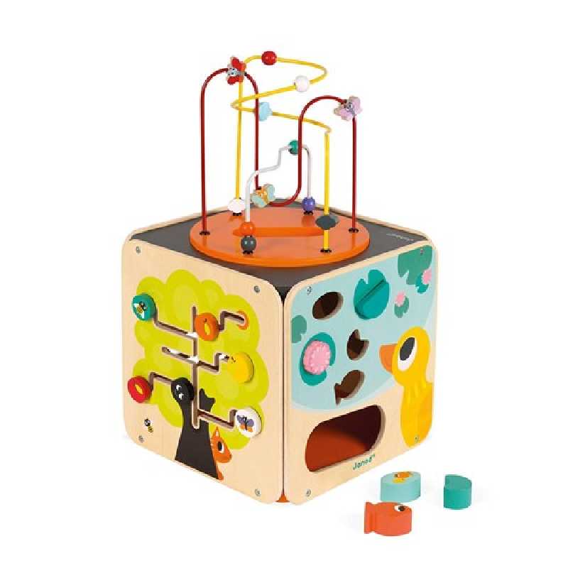 Maxi Looping D Eveil Multi Activites En Bois Janod