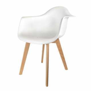 Fauteuil scandinave enfant Blanc - Home Deco Kids