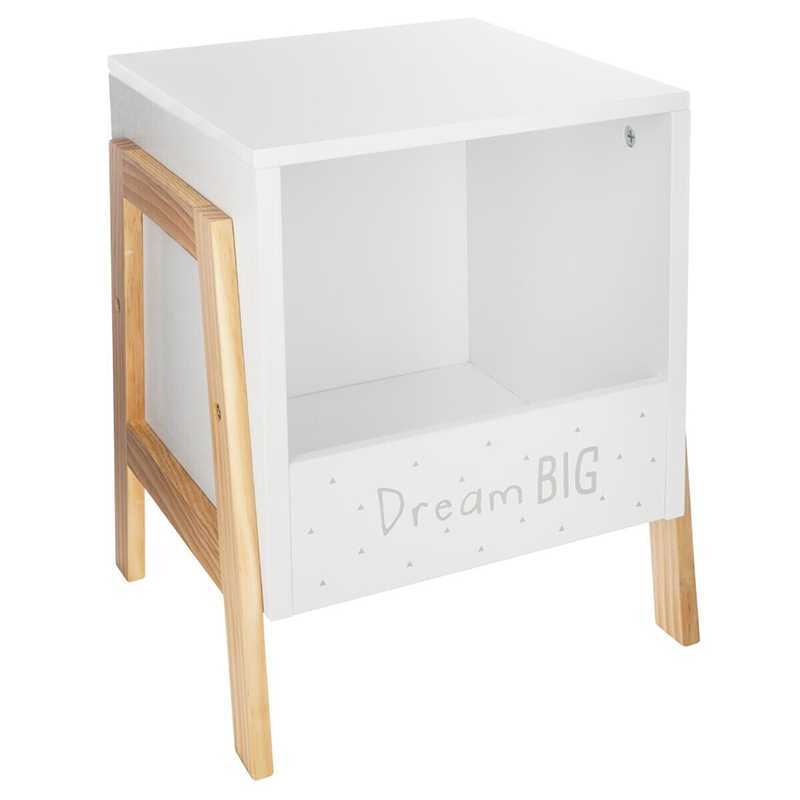 Porte-manteau enfant blanc en bois - Atmosphera For Kids