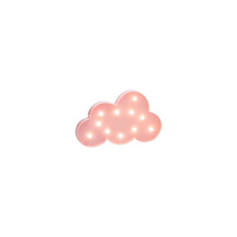 Lampe de décoration Nuage 11 Led Rose Atmosphera for kids