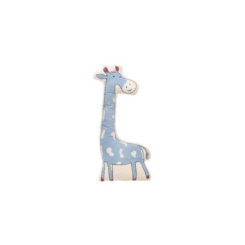 Coussin décoratif giraffe bleu Atmosphera