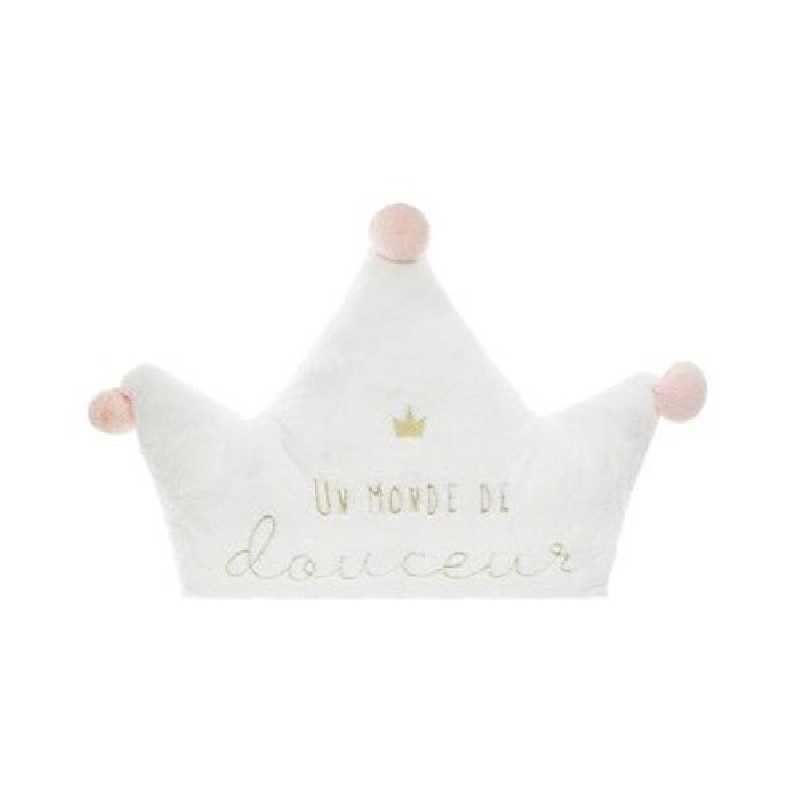 Coussin décoratif princesse Blanc Atmosphera