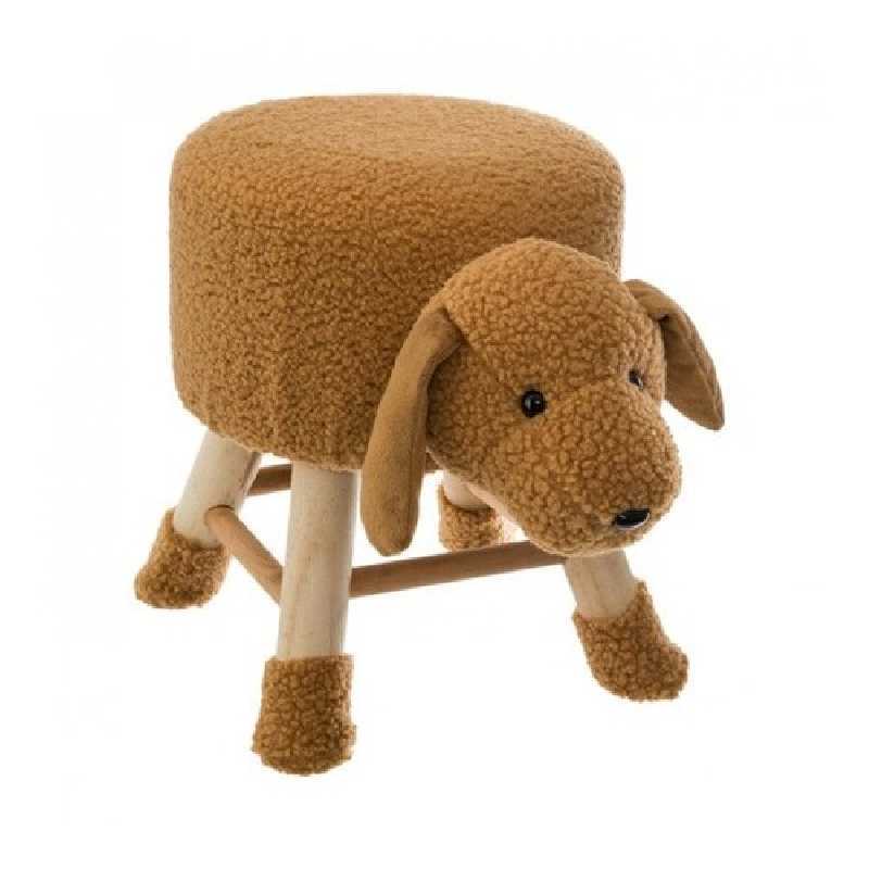 Tabouret pour enfant Chien Marron Atmosphera for kids