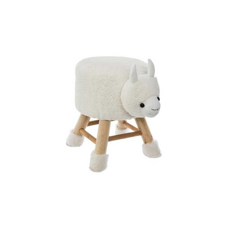 Tabouret pour enfant Mouton Blanc Atmosphera for kids