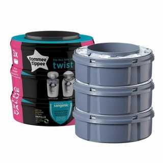 Lot de 3 recharges Sangenic TWIST&CLICK - Tommee Tippee