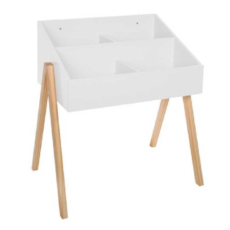 Bibliotheque enfant avec 4 bacs Blanc Atmosphera Bibliotheque enfant avec 4 bacs Blanc Atmosphera