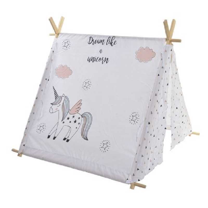 Tipi Pour enfant Licorne en Bois Babygloo