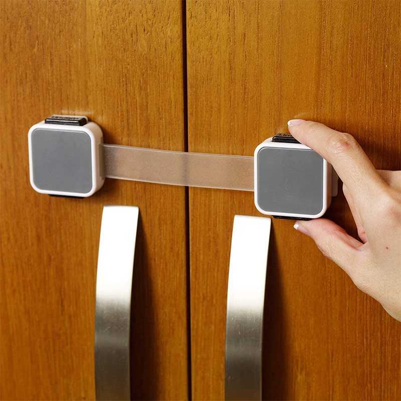 Lot de 4 Verrous Multifonction à Double Fermeture Xtra Guard Lindam Lot de 4 Verrous Multifonction à Double Fermeture Xtra Guard Lindam