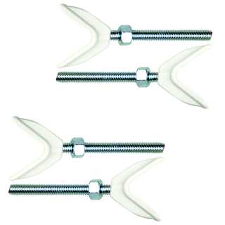Lot de 4 Kit de Fixation pour Escalier Lindam