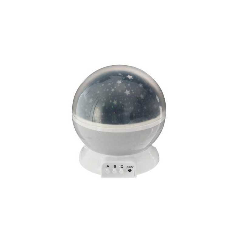 Veilleuse de Projecteur Rotative des Etoiles Grise Atmosphera for kids Veilleuse de Projecteur Rotative des Etoiles Grise Atmosphera for kids