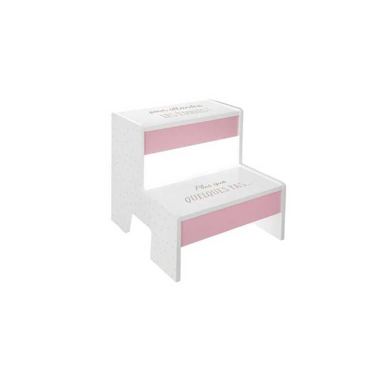 Marche pied enfant rose Atmosphera for kids