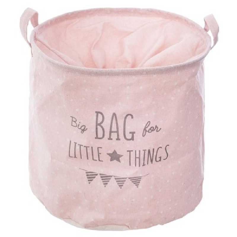 Sac de rangement canvas Rose Atmosphera for kids Sac de rangement canvas Rose Atmosphera for kids
