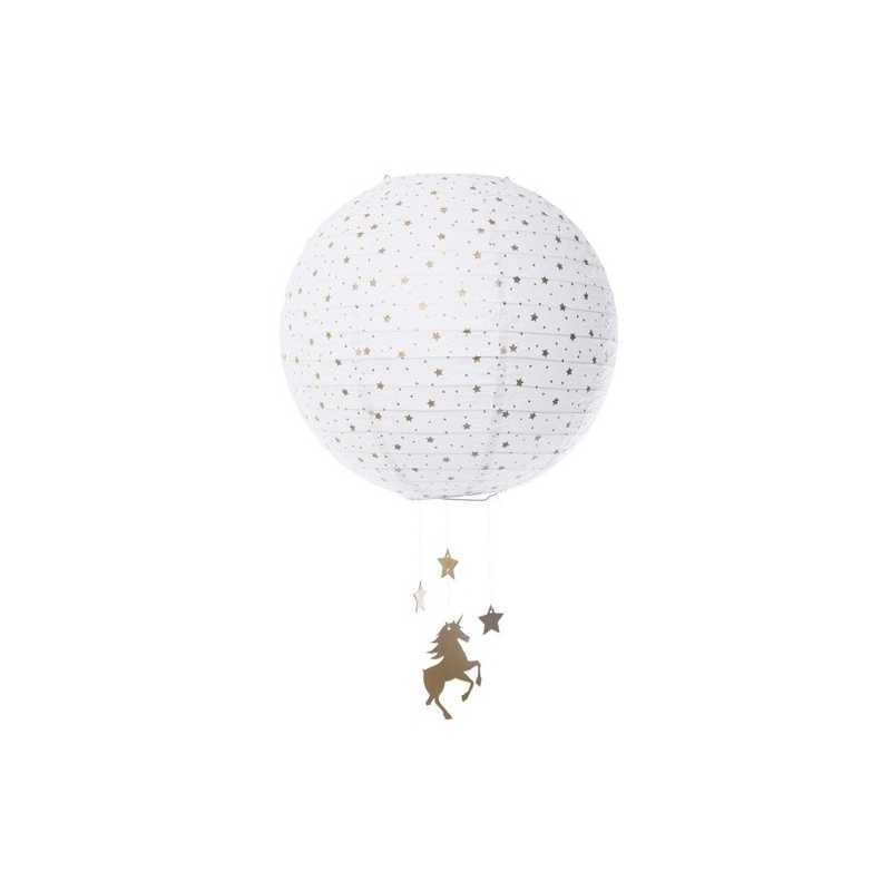 Lanterne boule Licorne D35 Atmosphera for kids