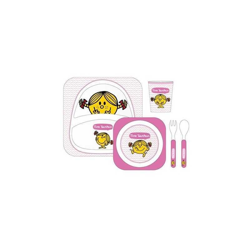 Coffret repas en bambou Mme Bonheur Coffret repas en bambou Mme Bonheur