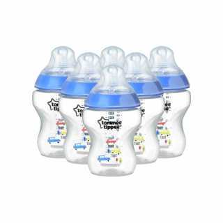 Lot de 6 biberons 260ml Bleu Tommee Tippee