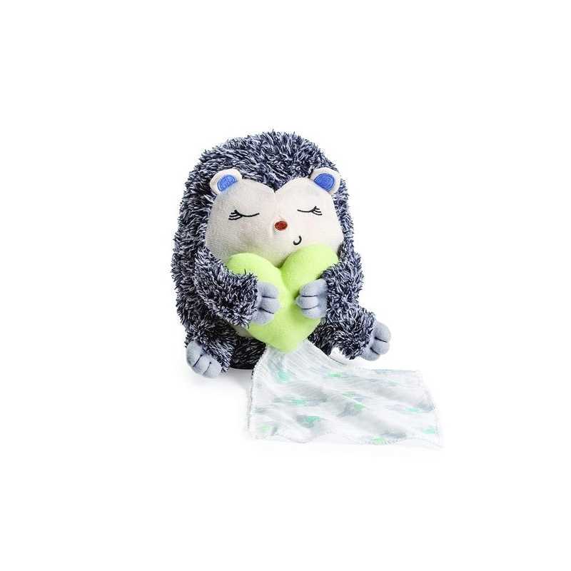 Peluche apaisante hérisson Gris