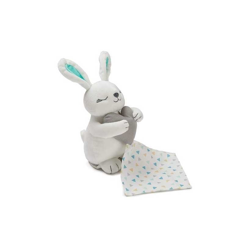 Peluche apaisante lapin Blanc Peluche apaisante lapin Blanc