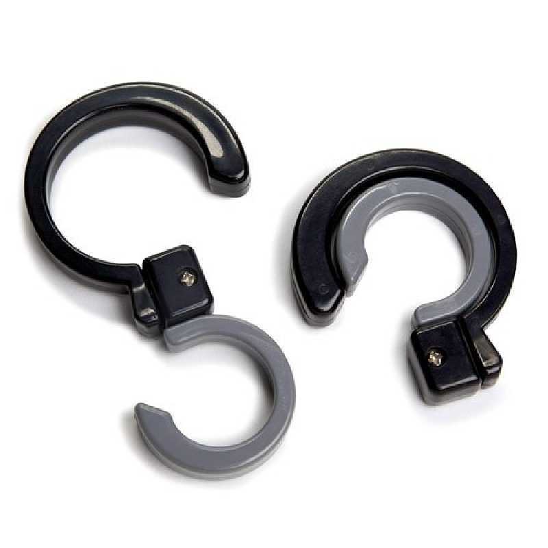 Crochets porte sac pour poussette Buggy Hooks Noir Crochets porte sac pour poussette Buggy Hooks Noir