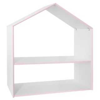 Meuble de rangement 2 niveaux avec 6 bacs Rose - Atmosphera For Kids