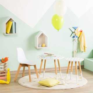 Chaise scandinave enfant Blanche - Home Deco Kids