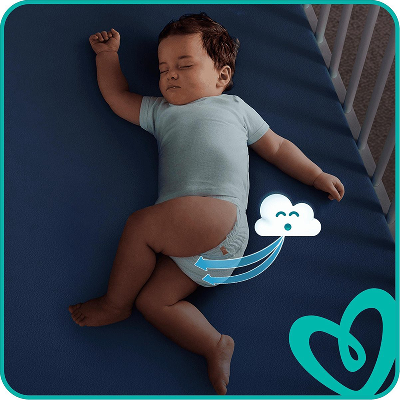 Pampers - Active Fit - Couches Taille 5+ (13-25 kg/Junior+) - Pack économique 1 mois de consommation