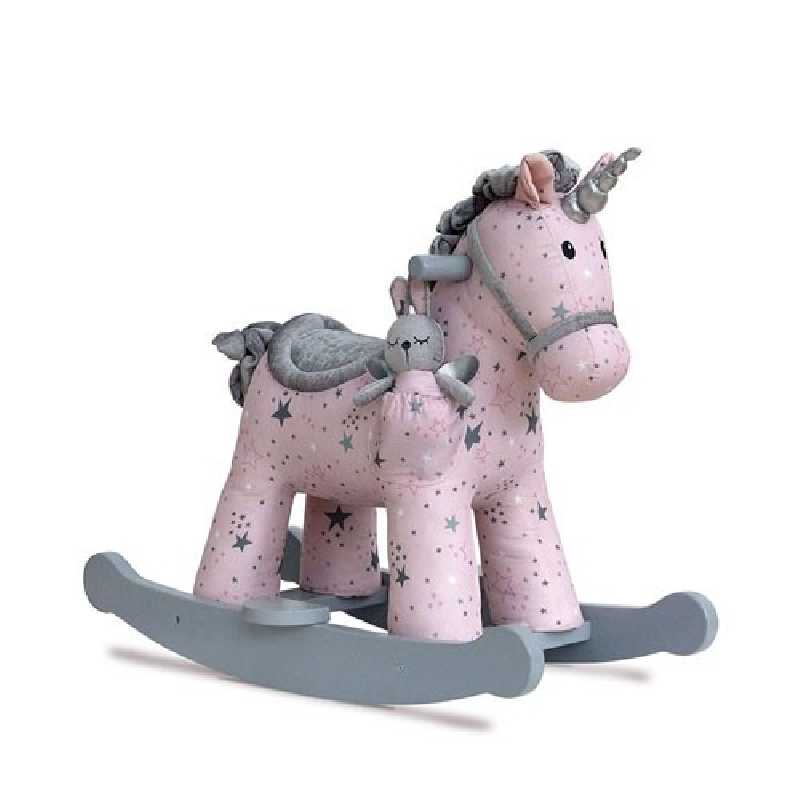licorne à bascule en bois