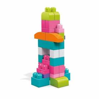 Pack de 60 briques de construction Rose - Mega Bloks