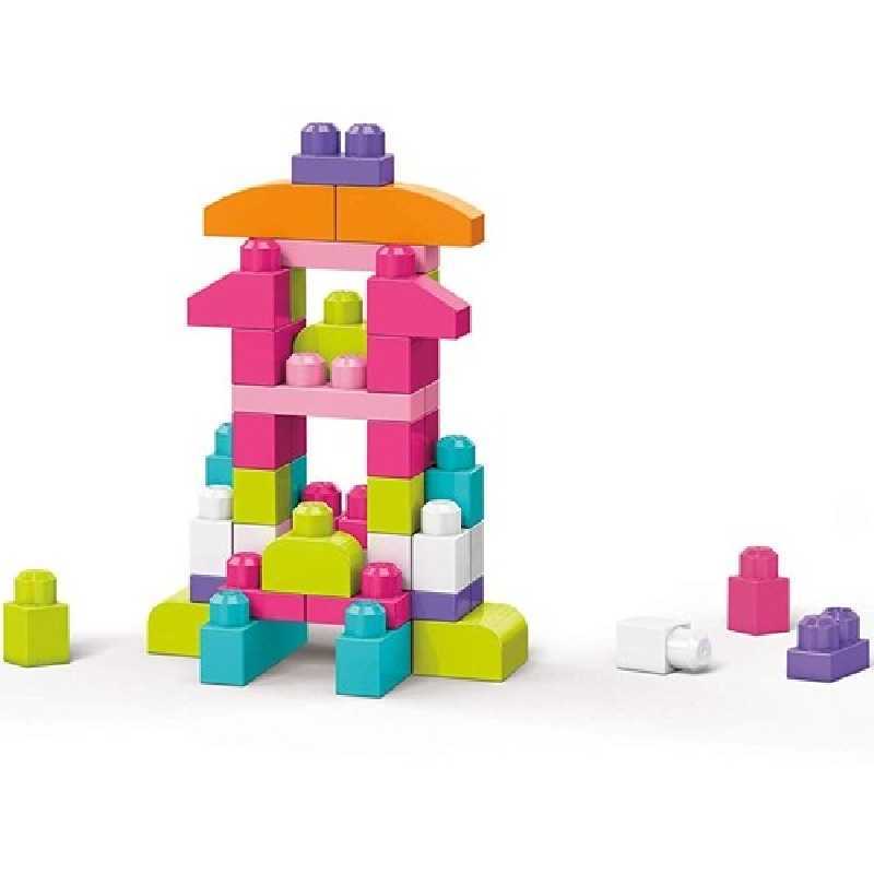 Pack de 60 briques de construction Rose - Mega Bloks