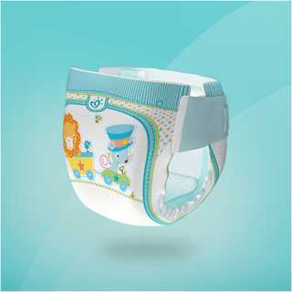 Pampers - Active Fit - Couches Taille 3 (5-9kg/Midi) - Pack économique 1 mois de consommation (x204 couches)