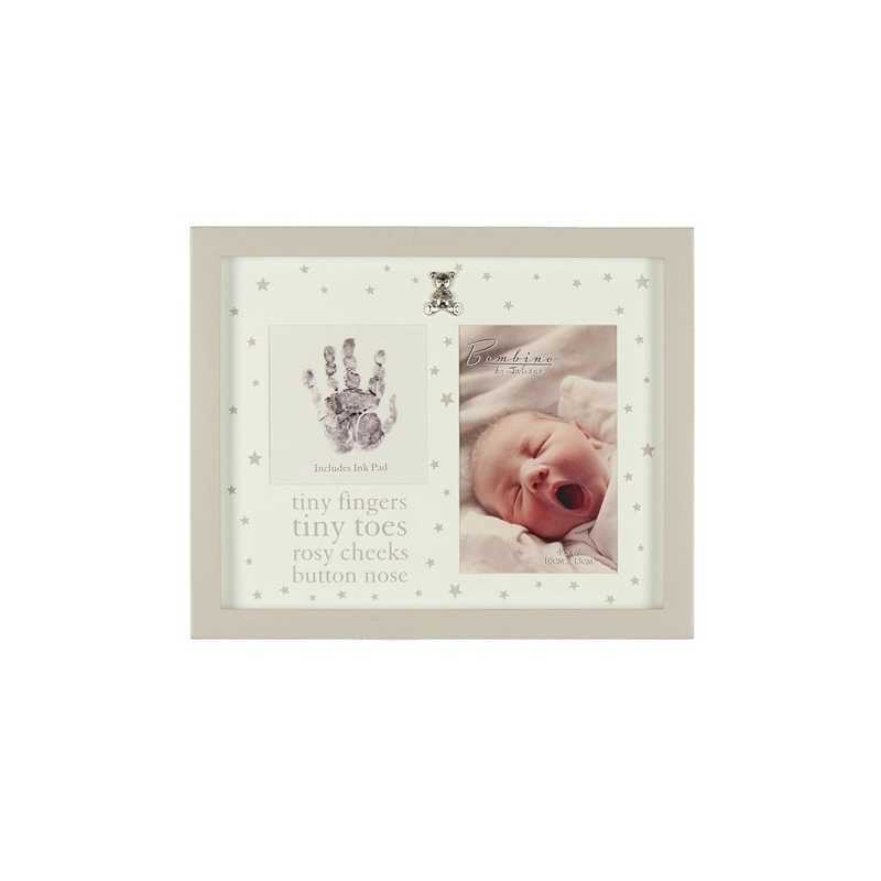 Cadre photo bébé avec empreinte Cadre photo bébé avec empreinte