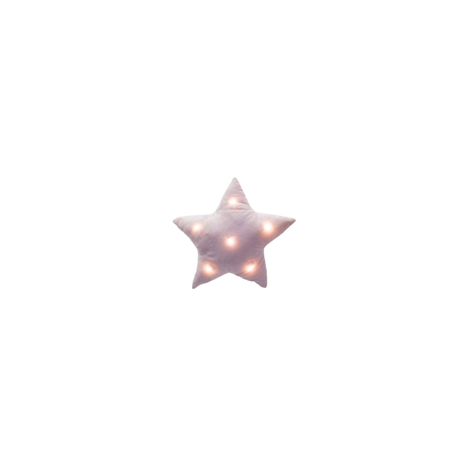 Coussin étoile Led Rose Coussin étoile Led Rose