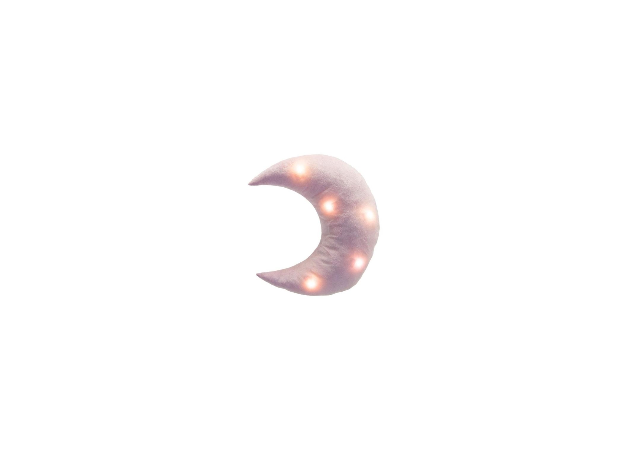 Coussin lune Led Rose Coussin lune Led Rose