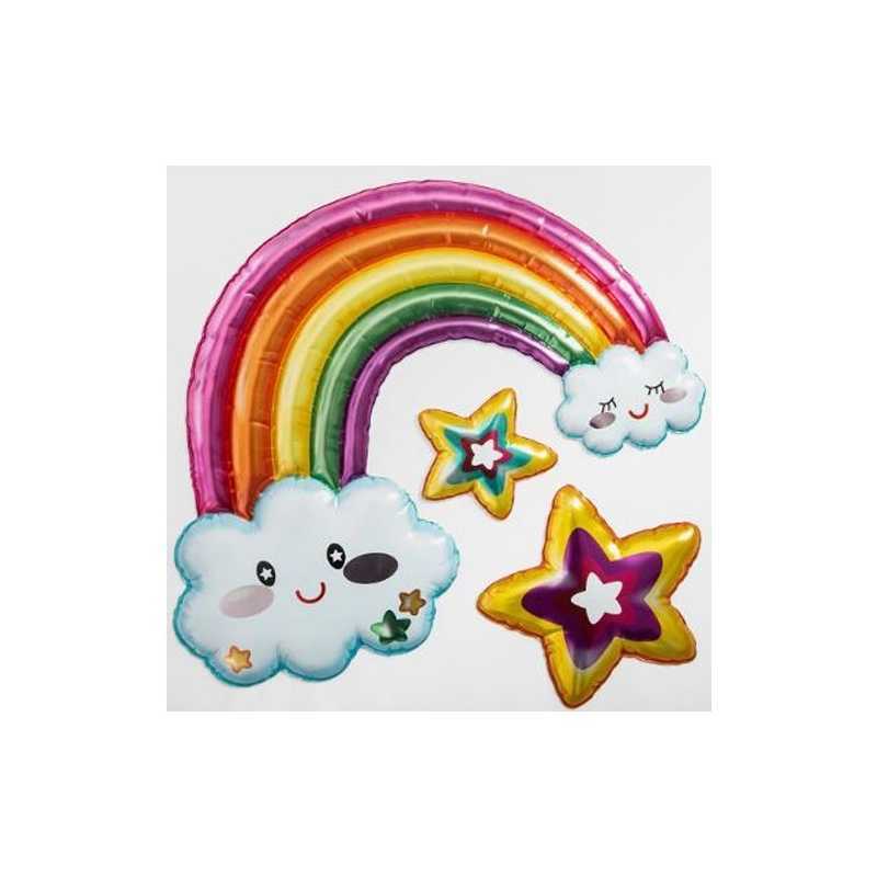 Stickers adhésif décoratif Arc en ciel Stickers adhésif décoratif Arc en ciel
