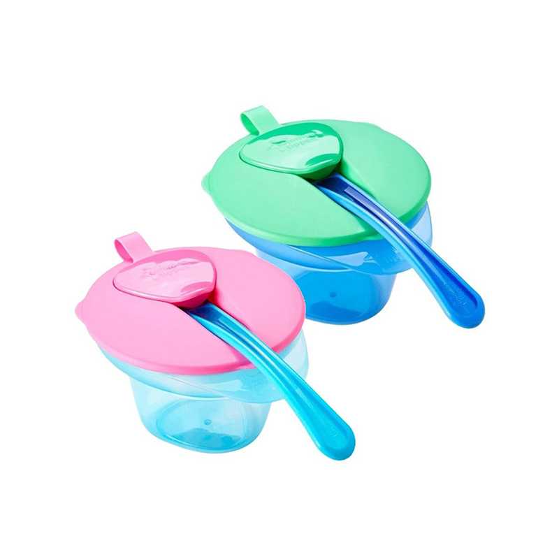 Bol 1er Âge Tommee Tippee - Vert / Bleu Bol 1er Âge Tommee Tippee - Vert / Bleu
