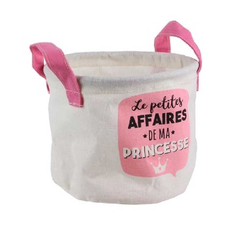 Panier de rangement Rond Rose Panier de rangement Rond Rose