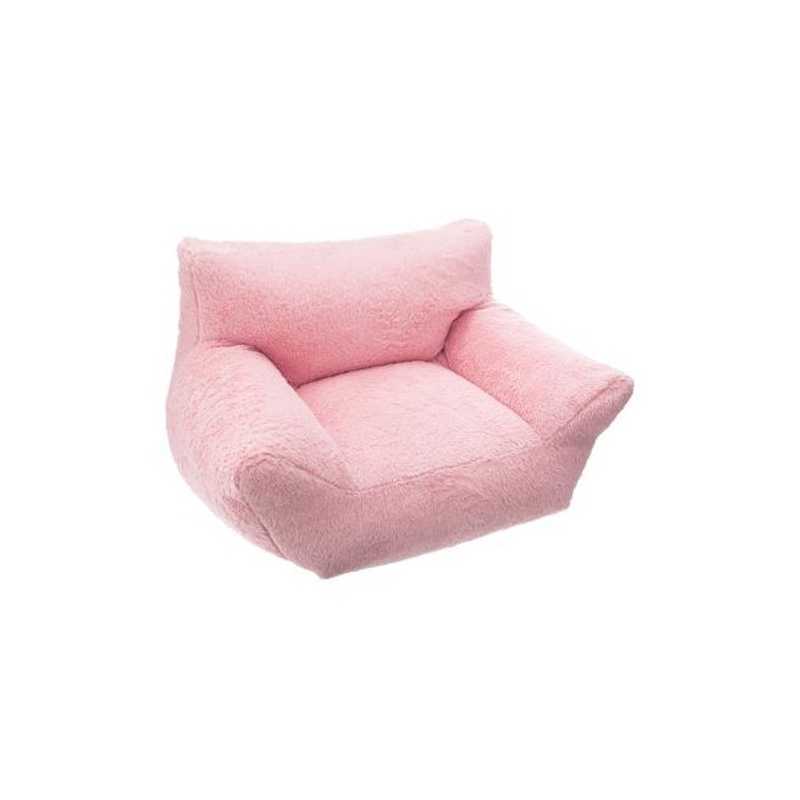 Fauteuil enfant fourrure Rose