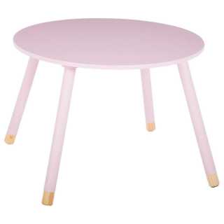 Set Table douceur avec 2 chaises rose Atmosphera