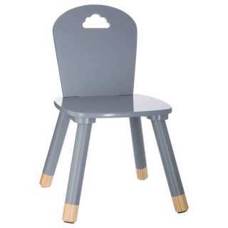 Set Table douceur avec 2 chaises Gris - Atmosphera For Kids
