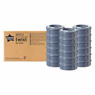 Tommee Tippee - SANGENIC - Poubelle à couches Twist & Click avec lot de 6  cassettes-recharges